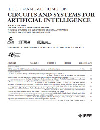 IEEE Transactions on Circuits and Systems for Artificial Intelligence (TCASAI)