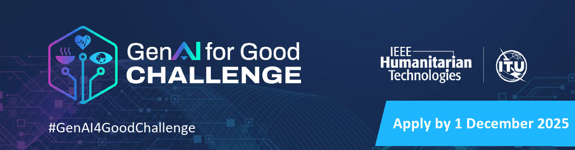 GenAI for Good Challenge. Apply by 1 December 2025.